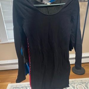 Long sleeve mini cocktail dress